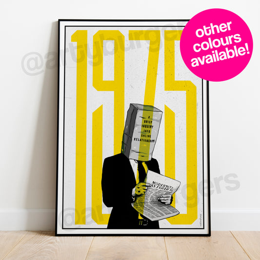 The 1975 - A Brief Inquiry Into Online Relationships illustrated music art print