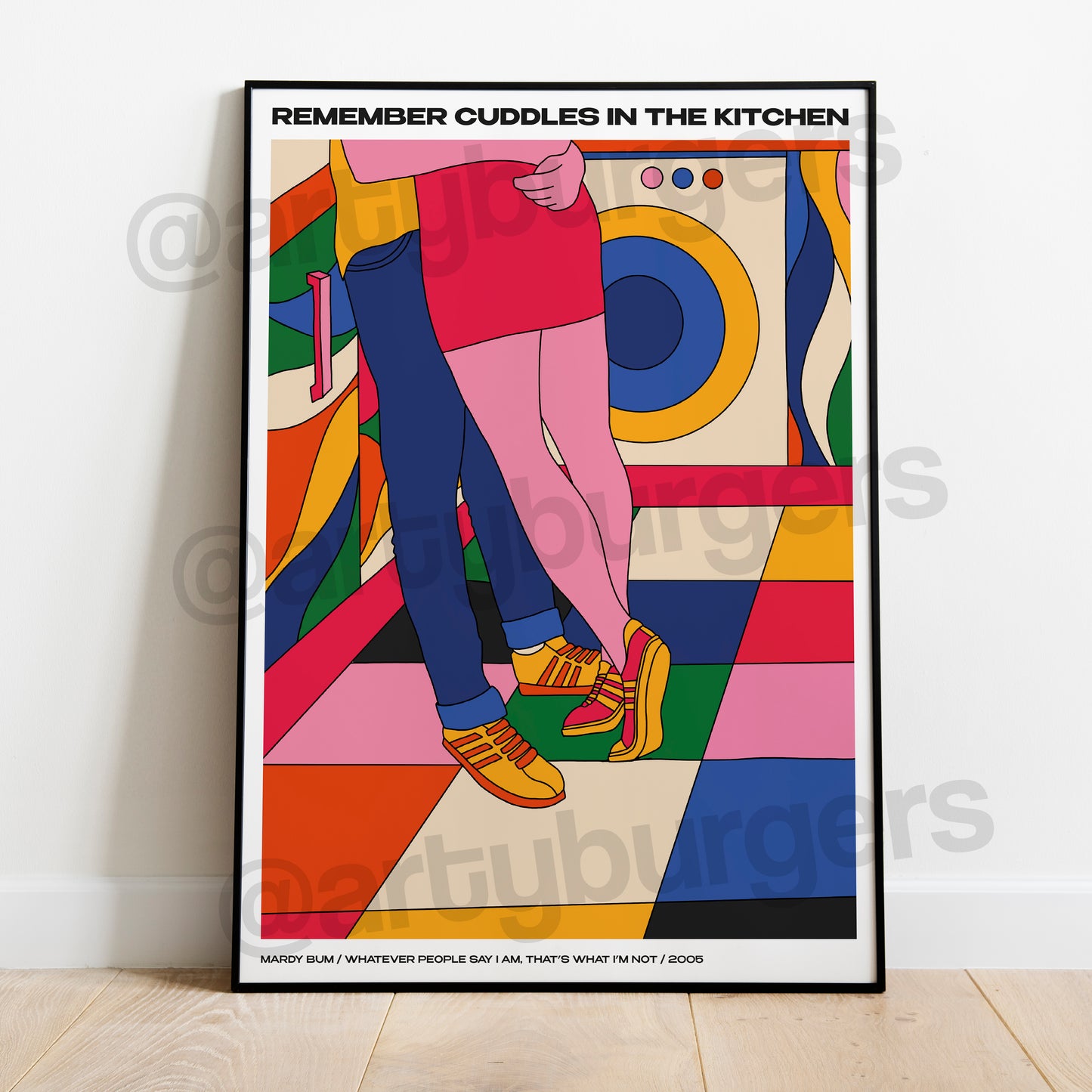 Mardy Bum illustrated music art print