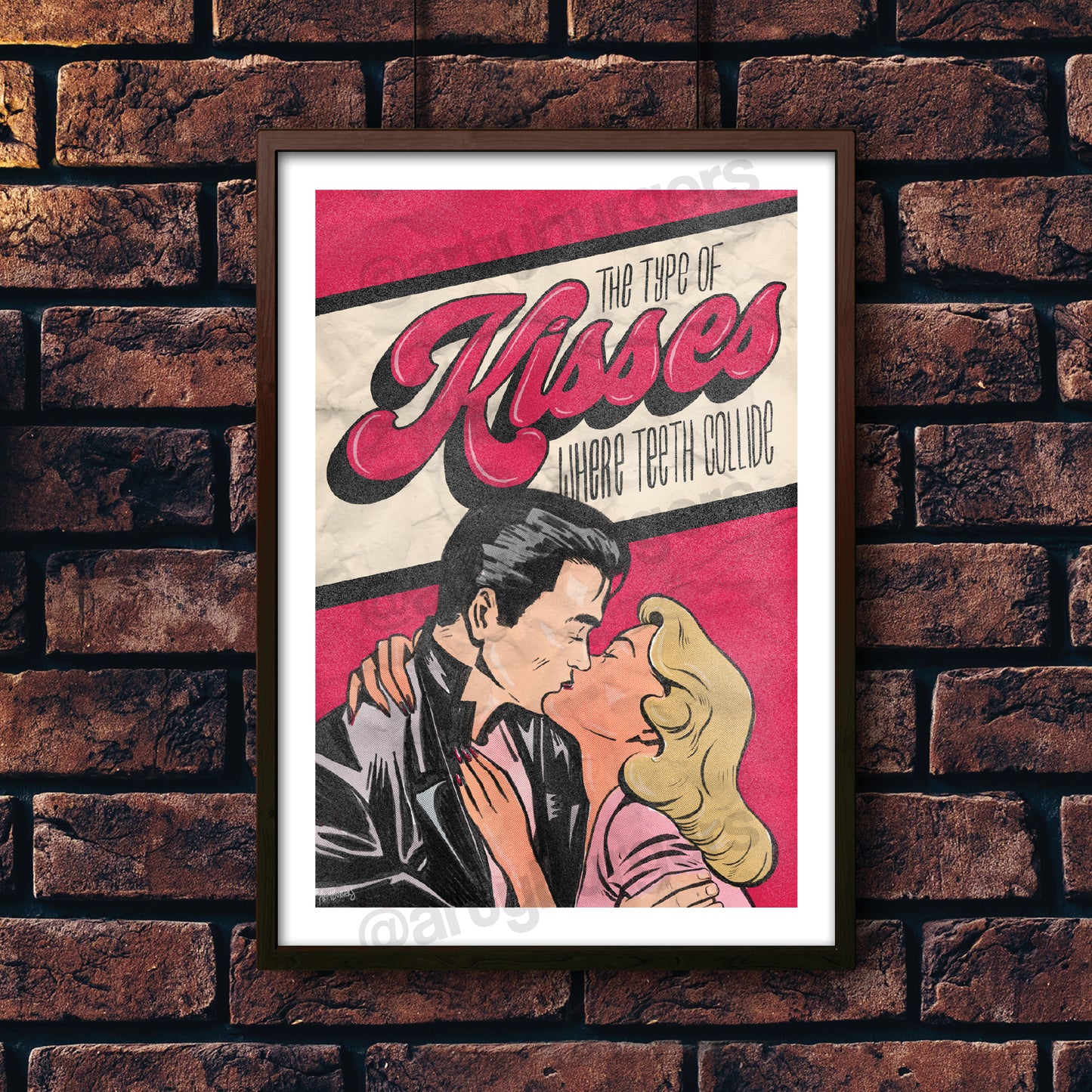 Reckless Serenade illustrated music art print