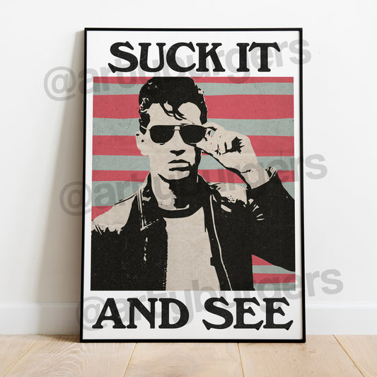 Suck It and See x Alex Turner illustrated music art print