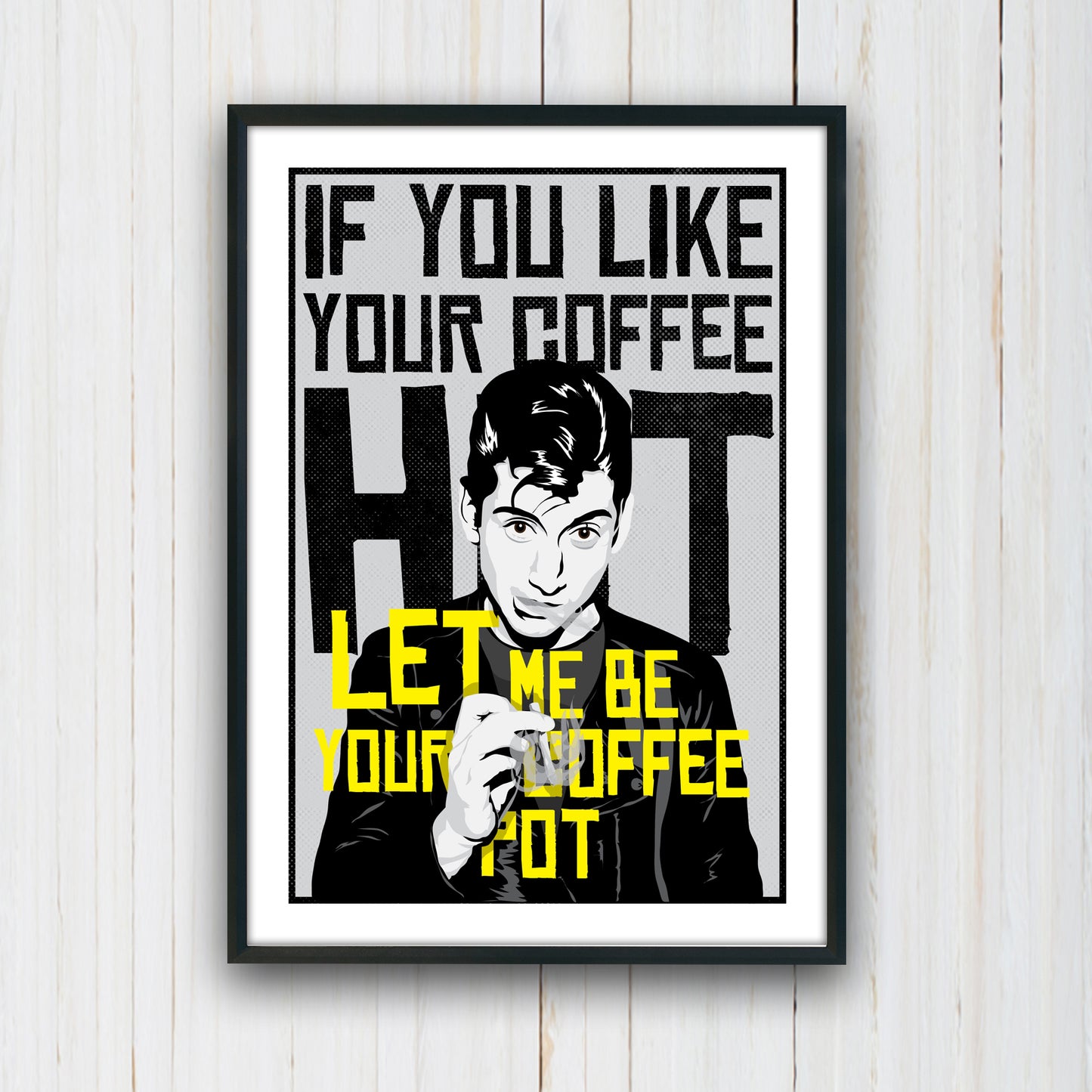 I Wanna Be Yours illustrated music art print