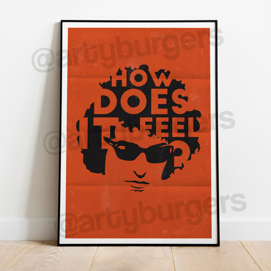 Like a Rolling Stone music art print