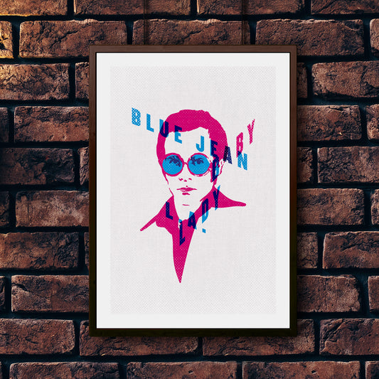 Tiny Dancer music art print