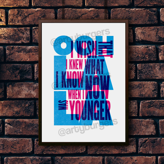 Ooh La La music art print