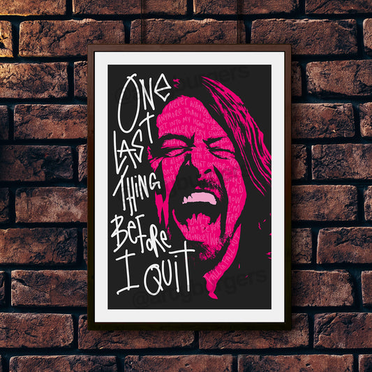 Monkey Wrench music art print