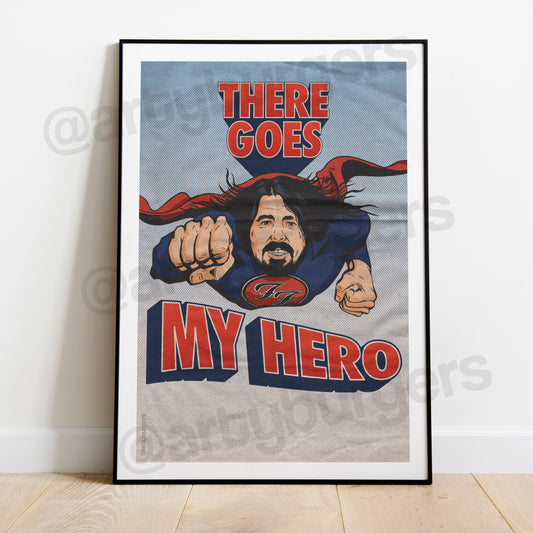 My Hero music art print