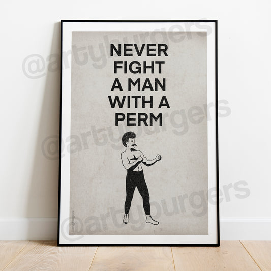 Never Fight... music art print