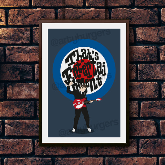 That's Entertainment music art print