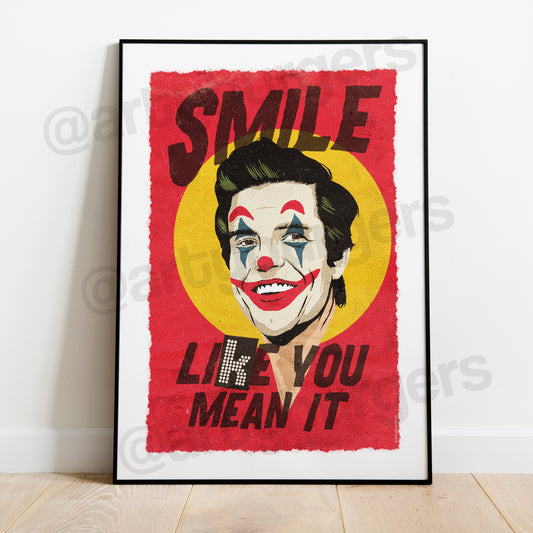 Smile Like You Mean It music art print