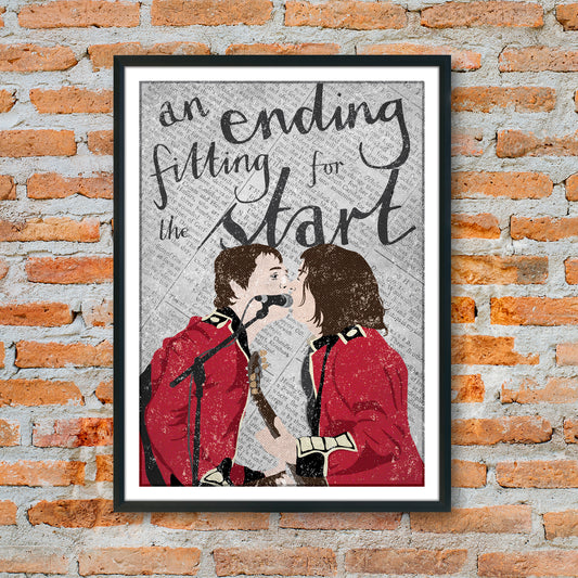 Can't Stand Me Now music art print