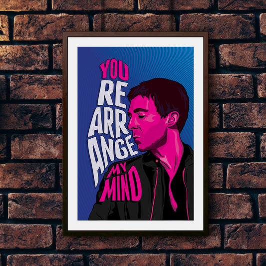 Rearrange music art print