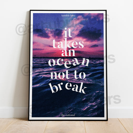 Terrible Love music art print