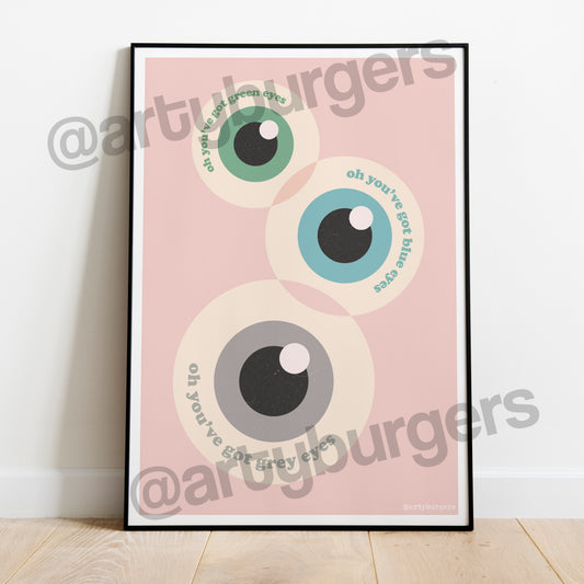 Temptation music art print