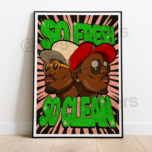 So Fresh and So Clean music art print