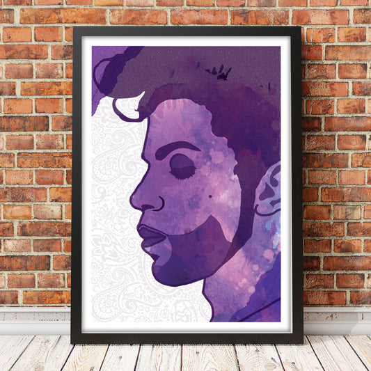 The Purple One music art print