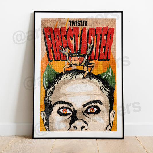 Firestarter music art print