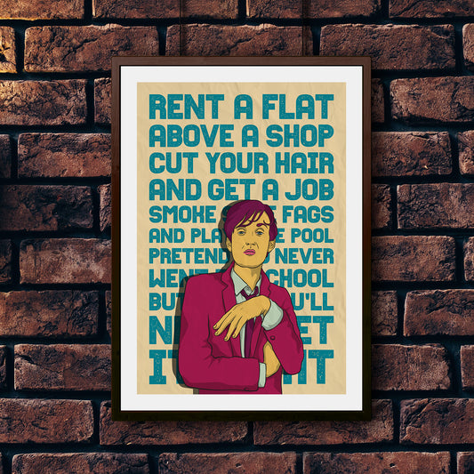 Common People music art print