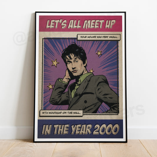 Disco 2000 music art print