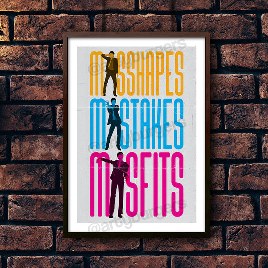 Misshapes music art print