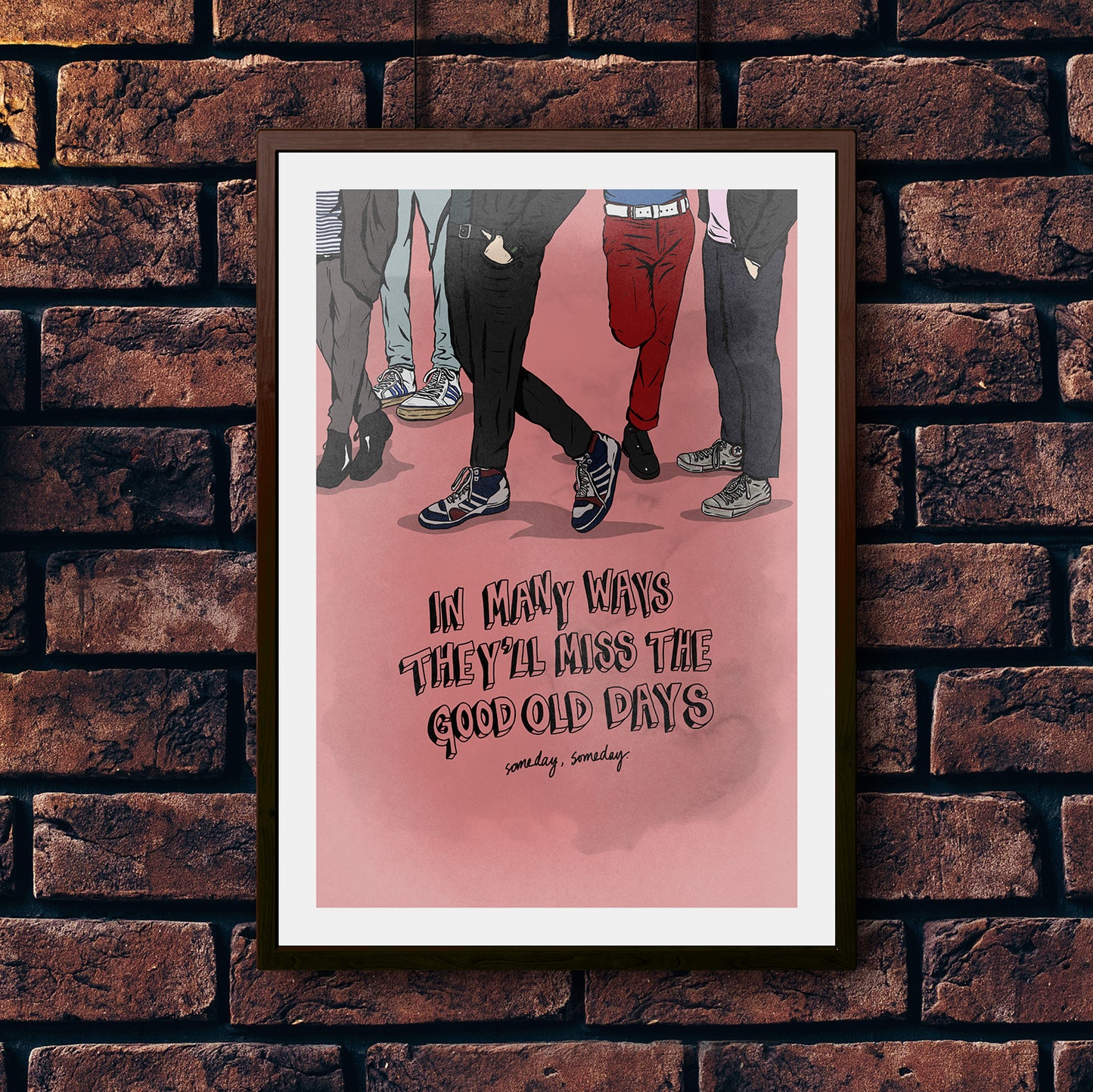 Someday music art print