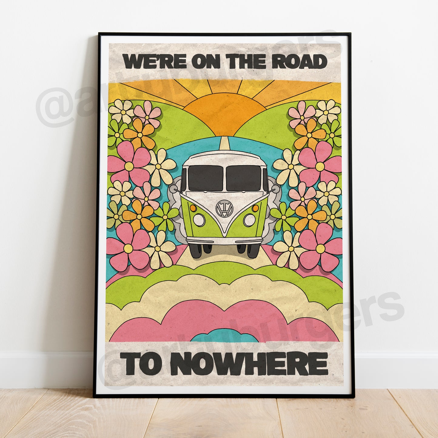 Road to Nowhere music art print