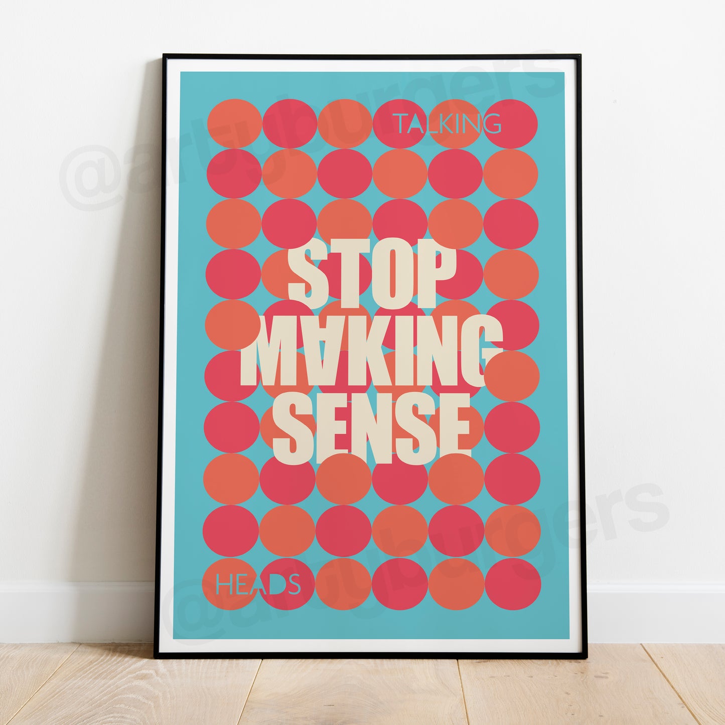 Stop Making Sense music art print