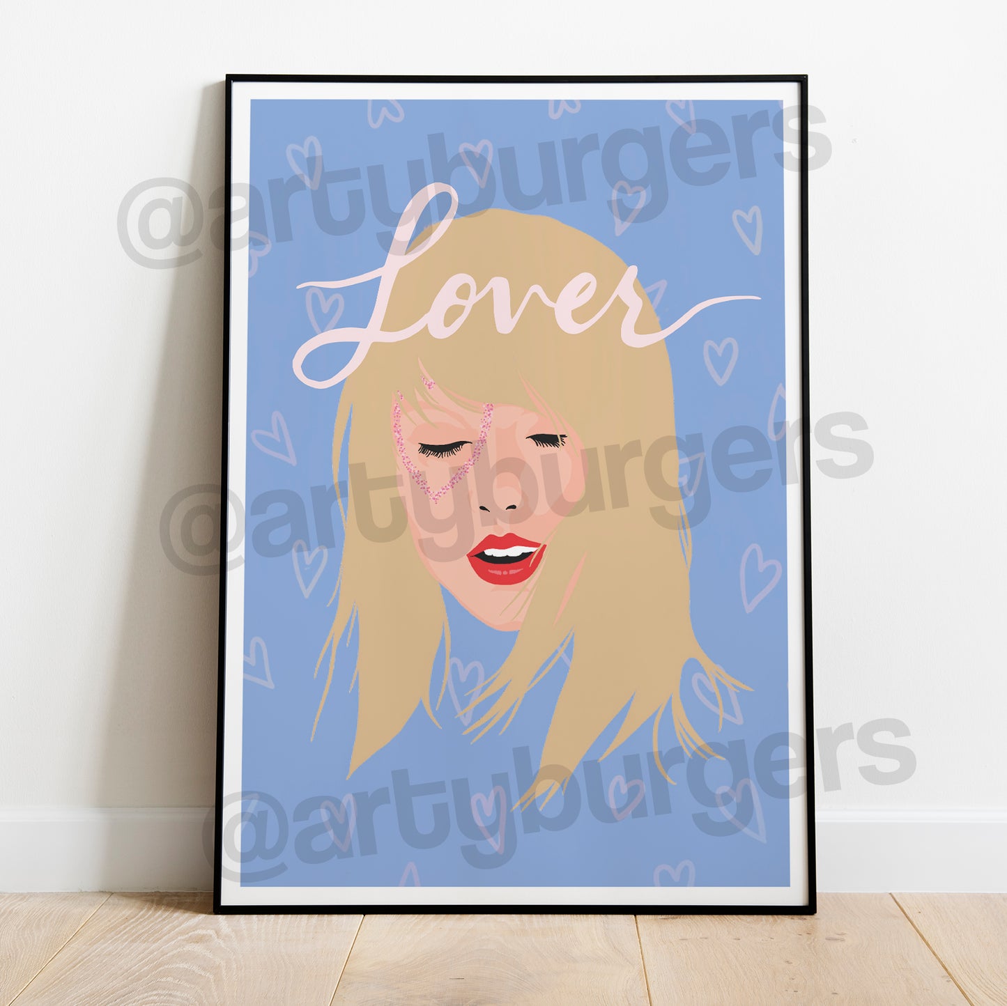 Lover music art print