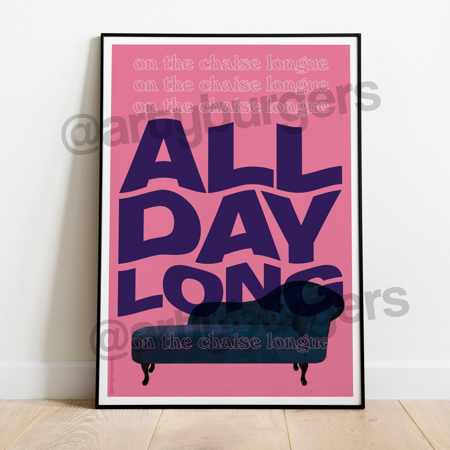 Chaise Longue music art print