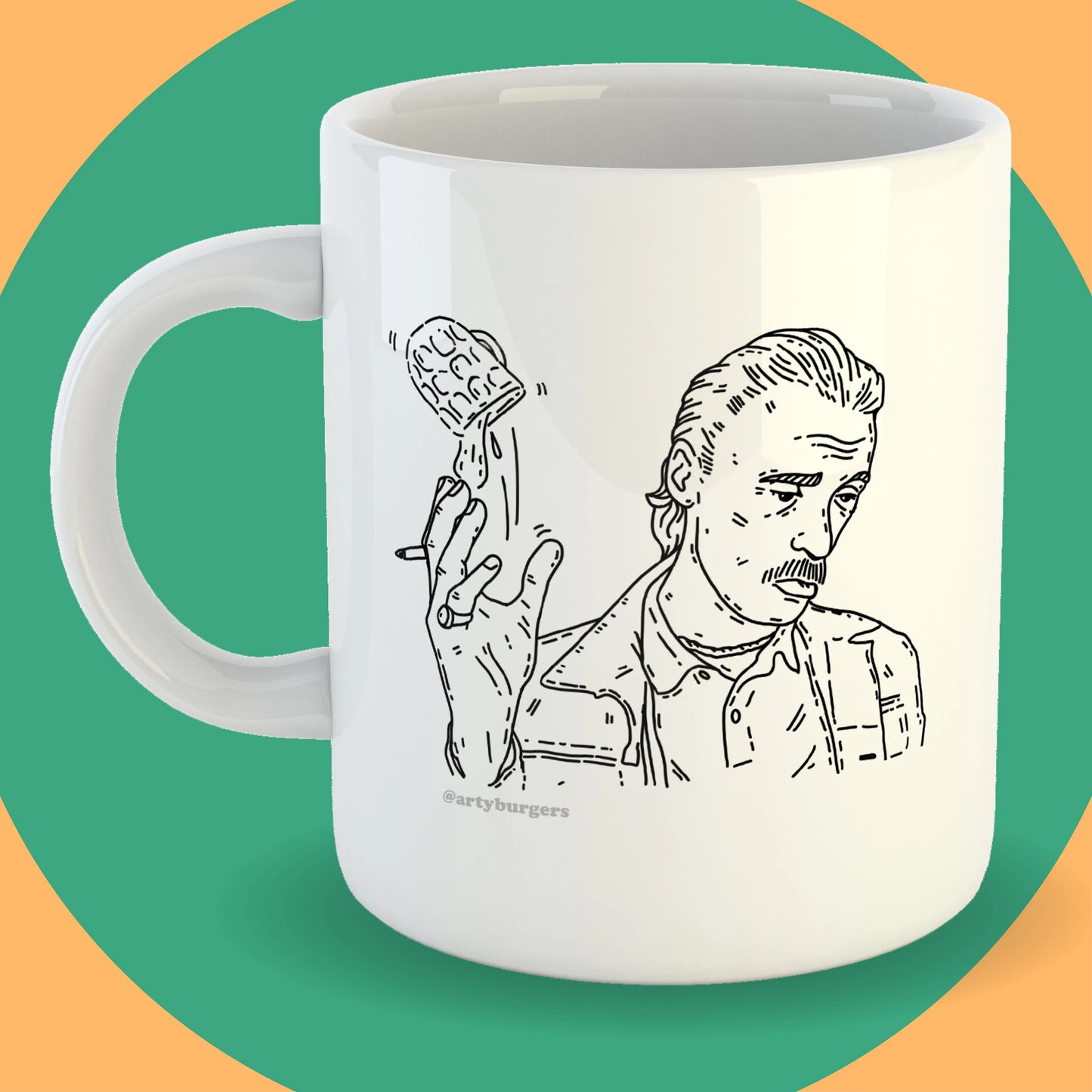 Begbie Glass - Trainspotting ceramic mug