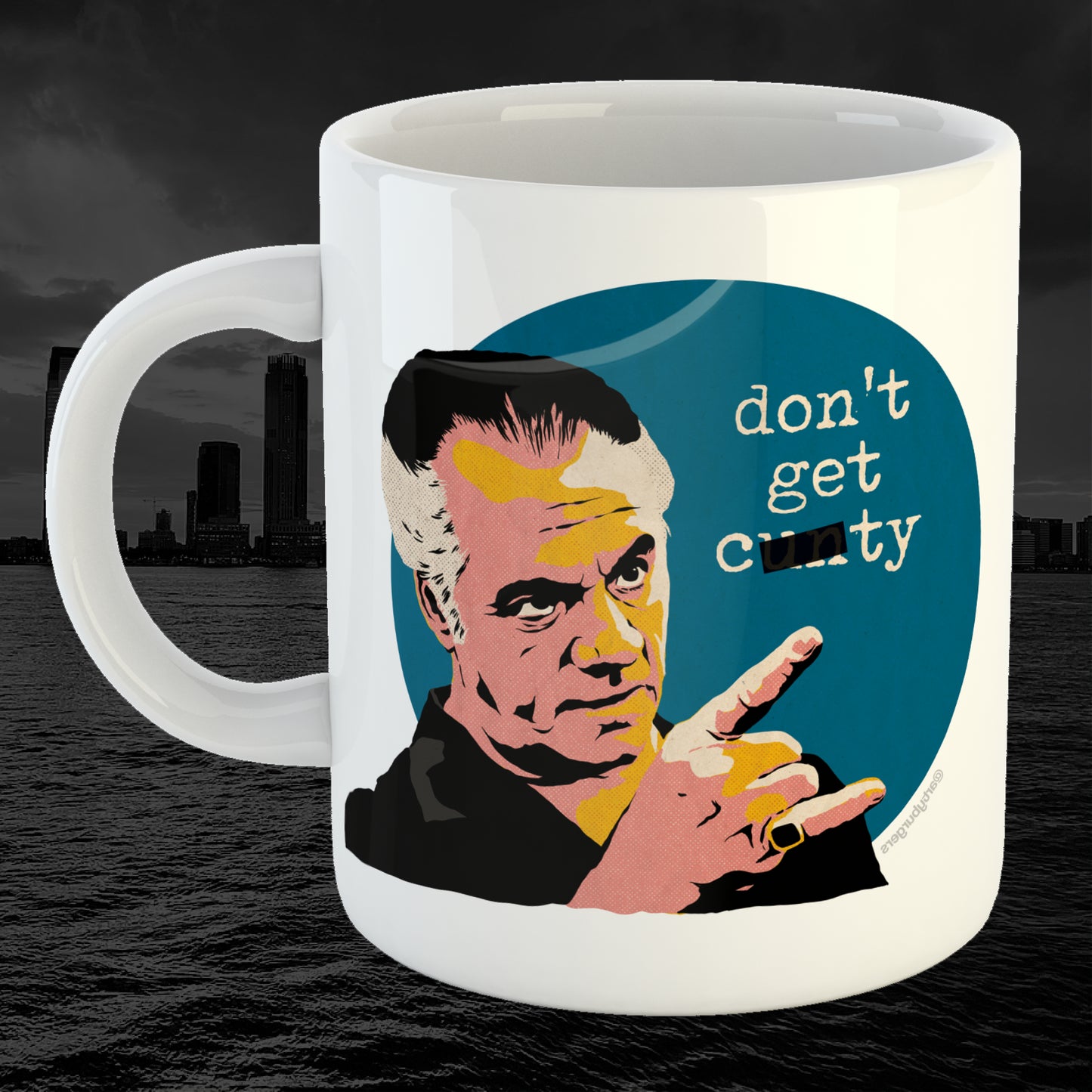 Sopranos Paulie Walnuts Gualtieri - Don't Get C*nty ceramic mug