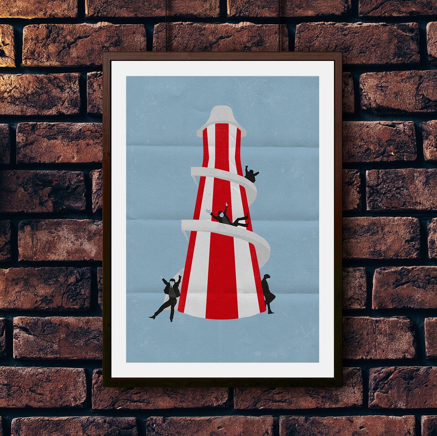 Helter Skelter illustrated music art print