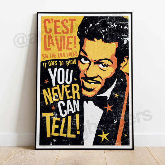 You Never Can Tell music art print