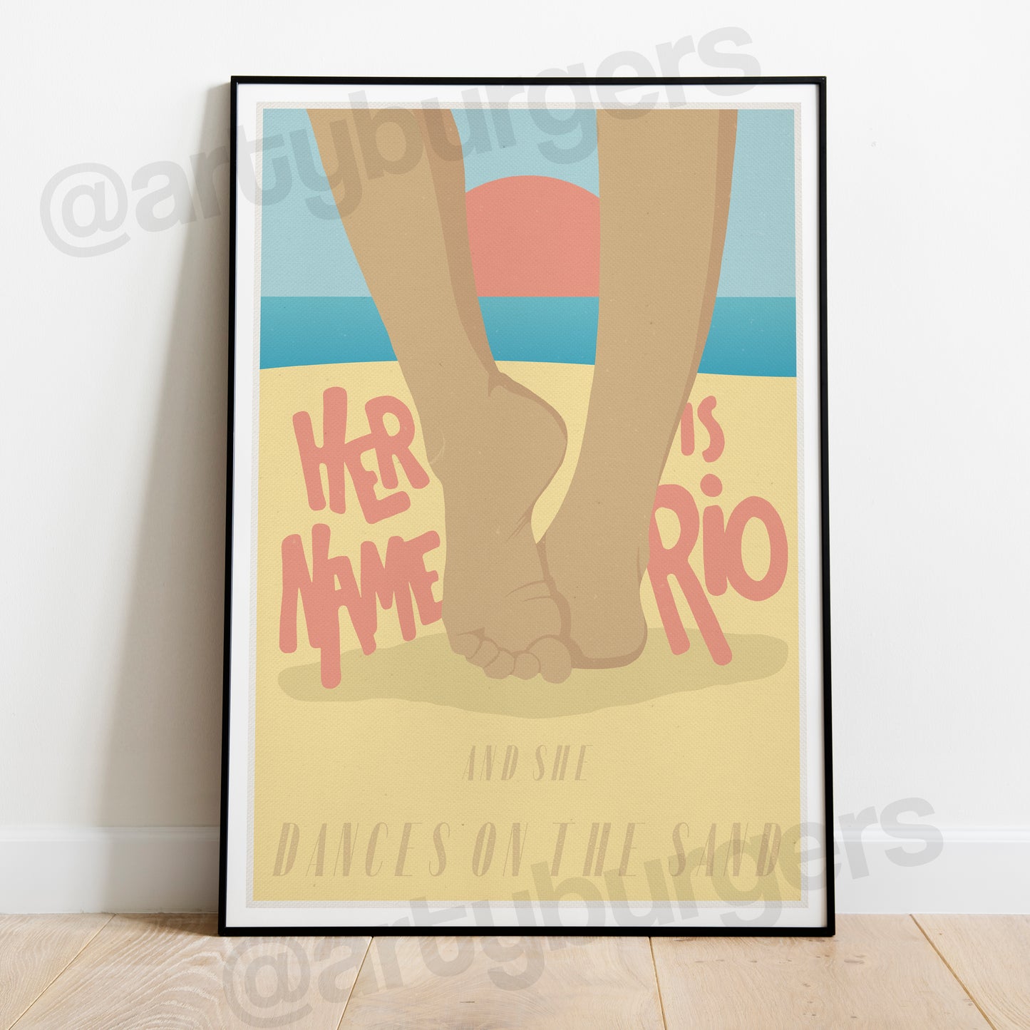 Her Name is Rio music art print