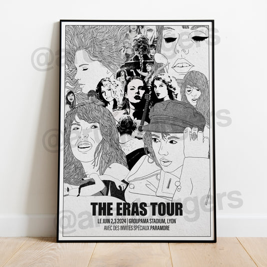 ERAS TOUR 2 music art print