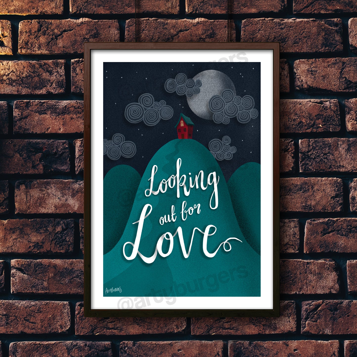 Big Love music art print