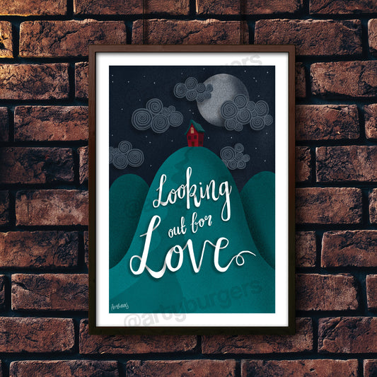 Big Love music art print