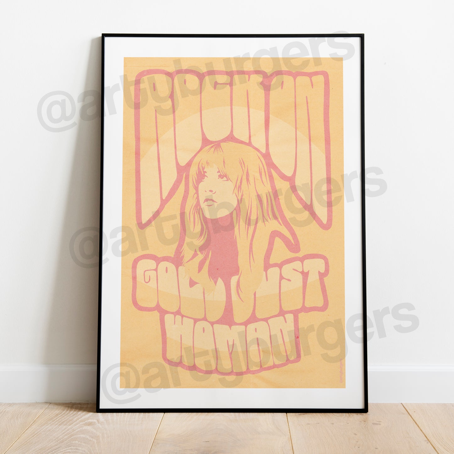 Gold Dust Woman music art print