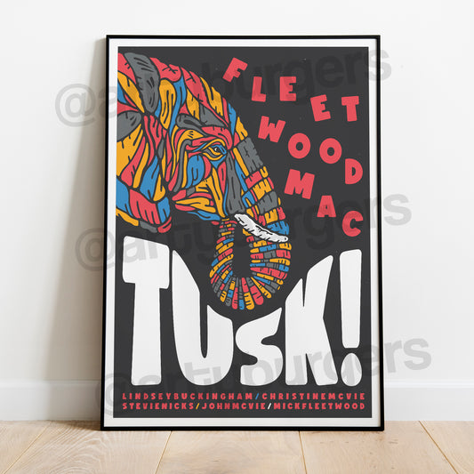 Tusk music art print