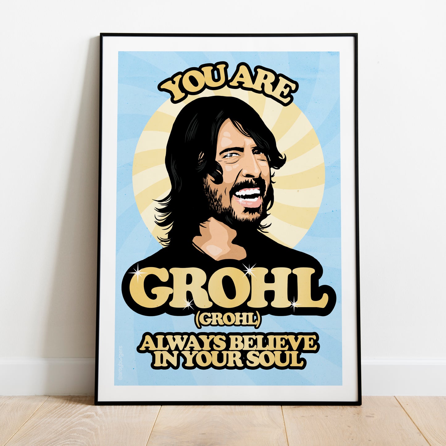 You Are Grohl music art print