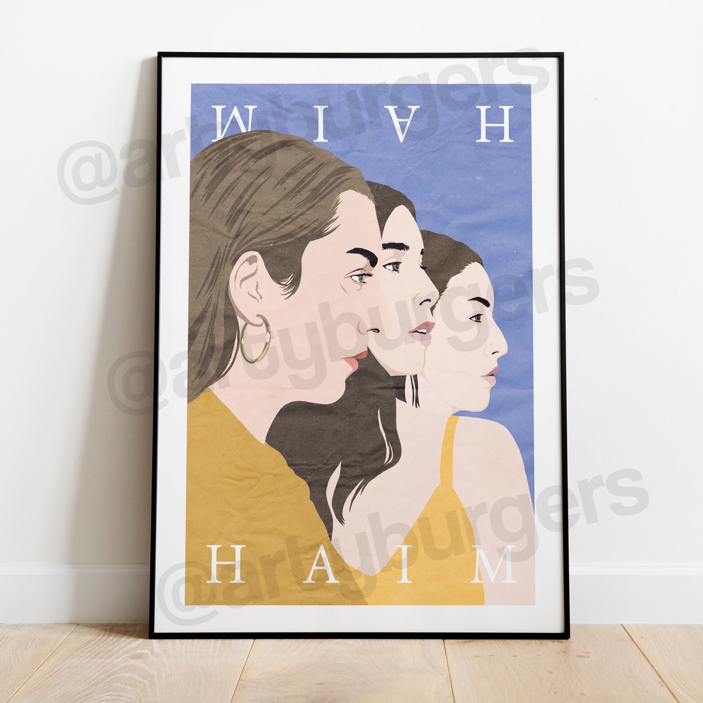 Haim music art print