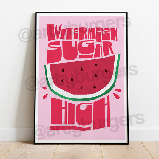 Watermelon Sugar art print