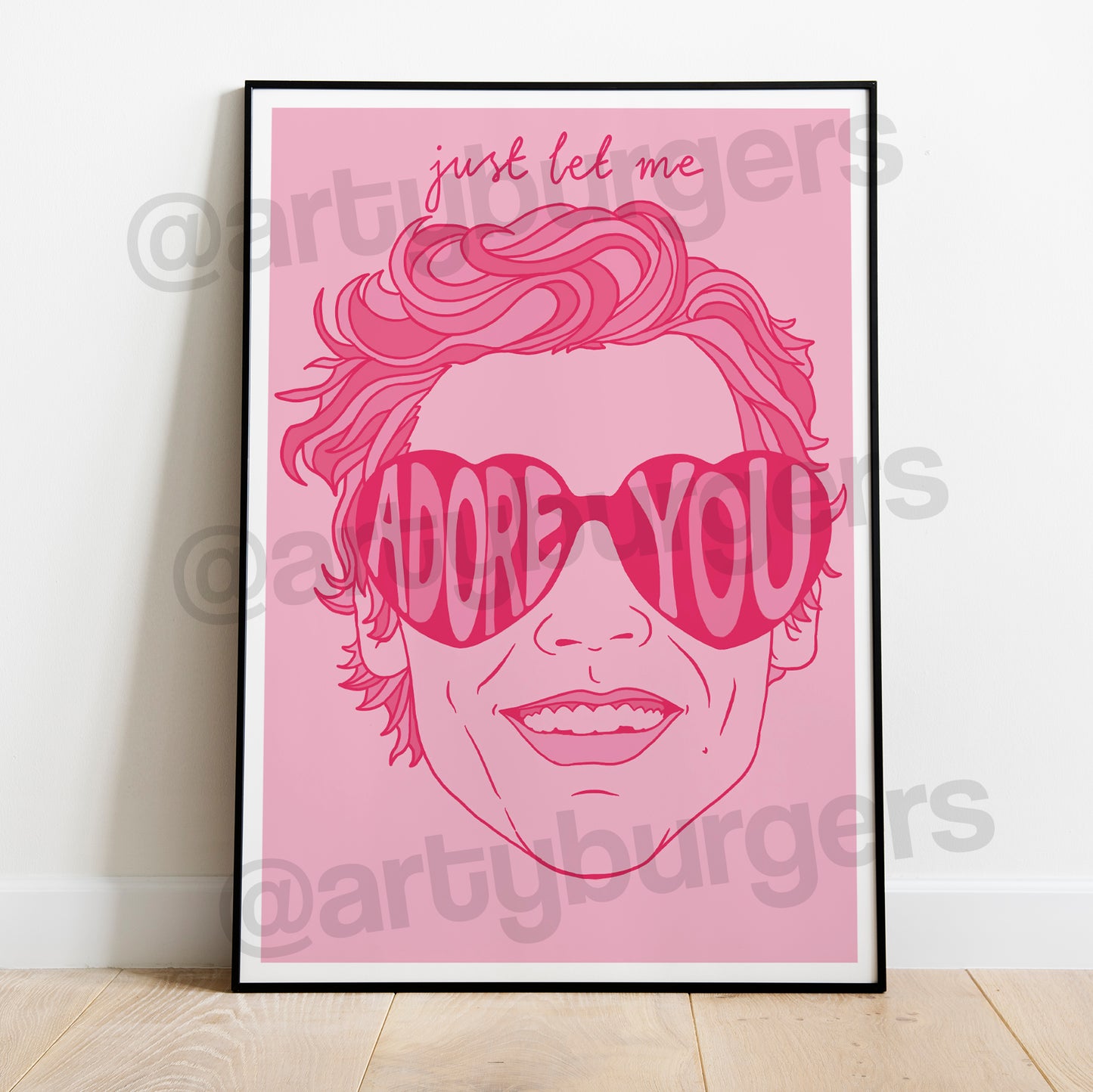 Adore You art print