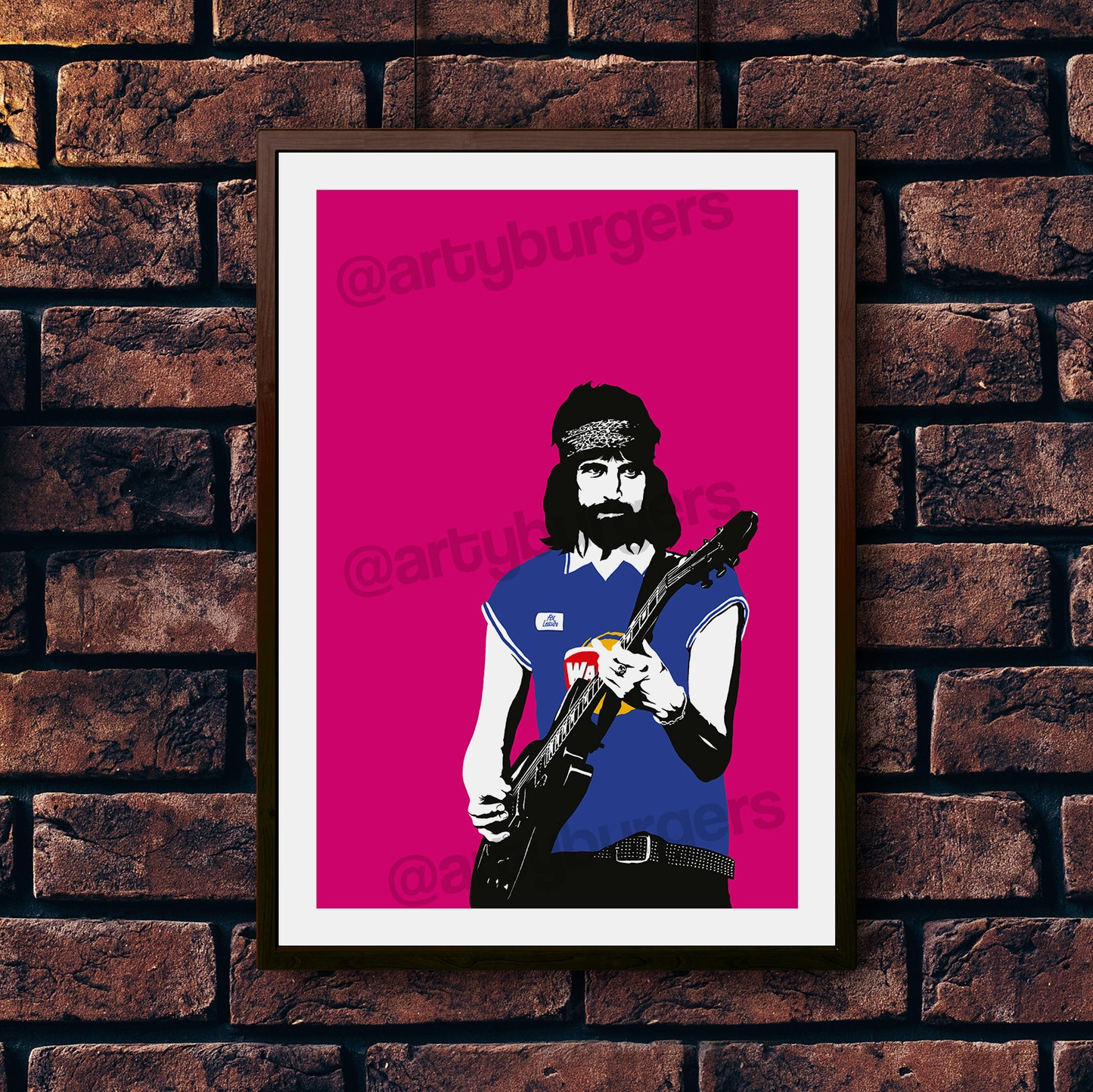 Serge Pizzorno x Leicester City FC music art print