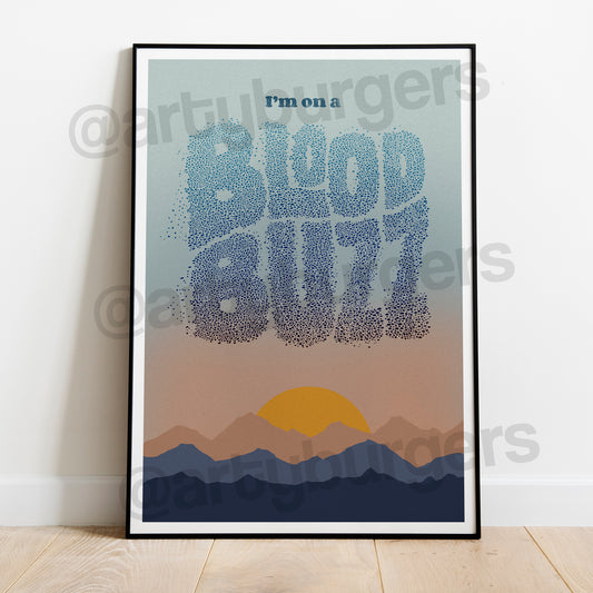 Bloodbuzz Ohio music art print