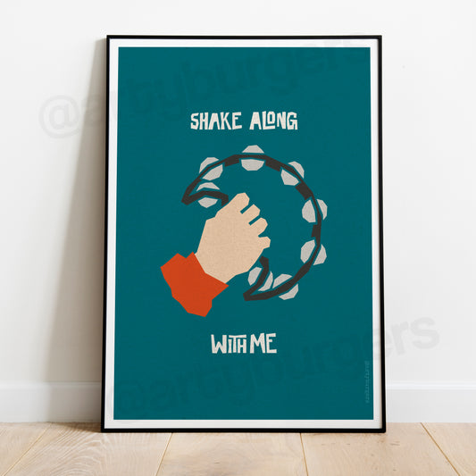 Shakermaker illustrated music art print