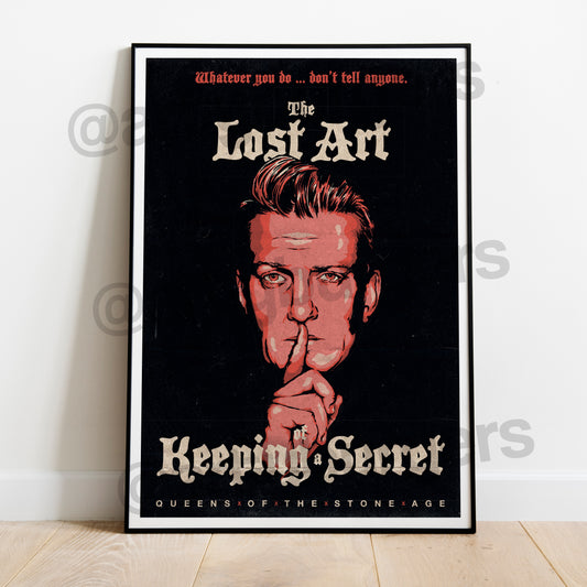 Lost Art of Keeping a Secret music art print