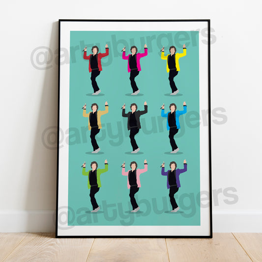 Jaggers music art print