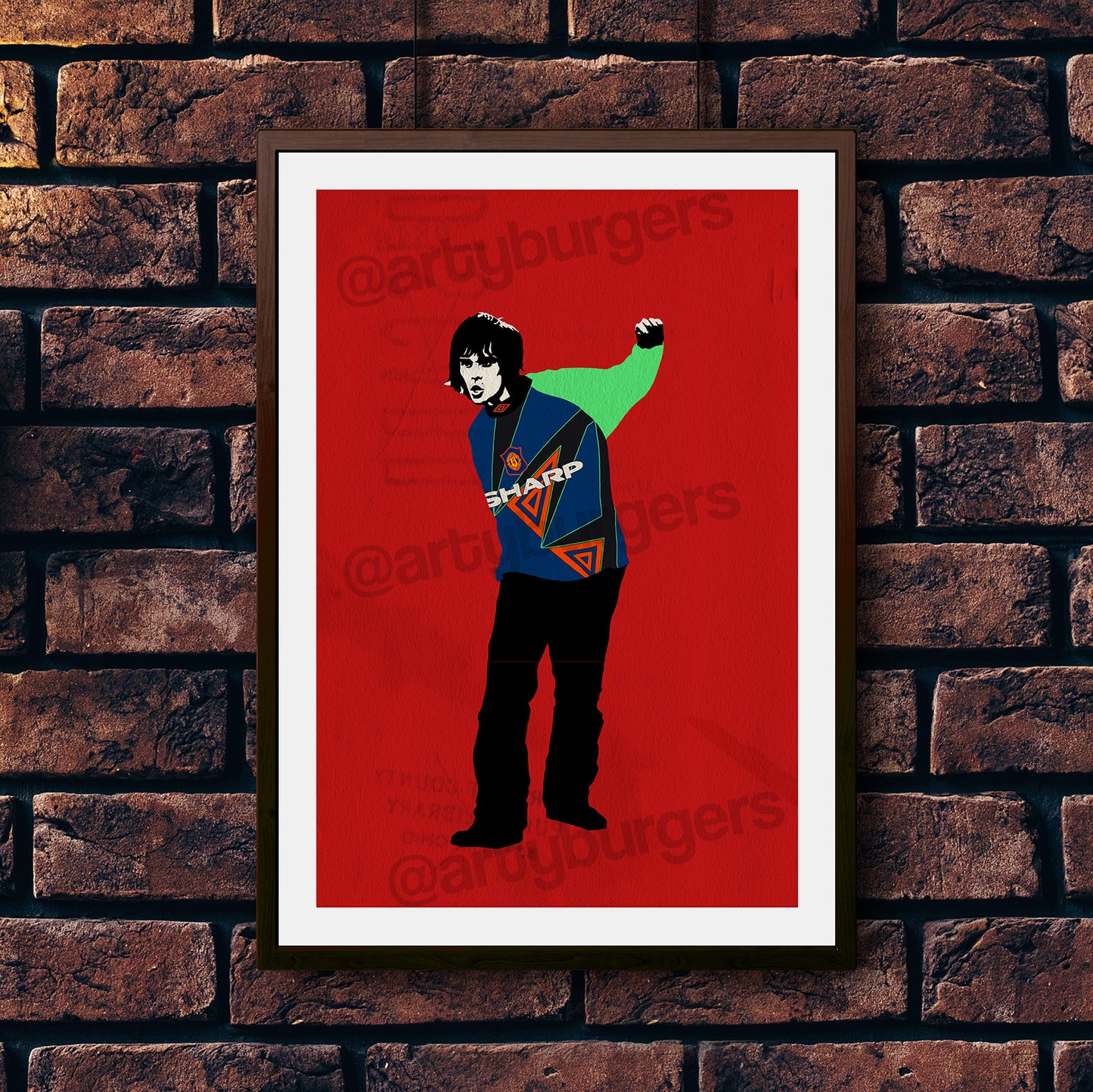 Ian Brown x MUFC music art print