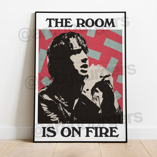 The Room is on Fire music art print