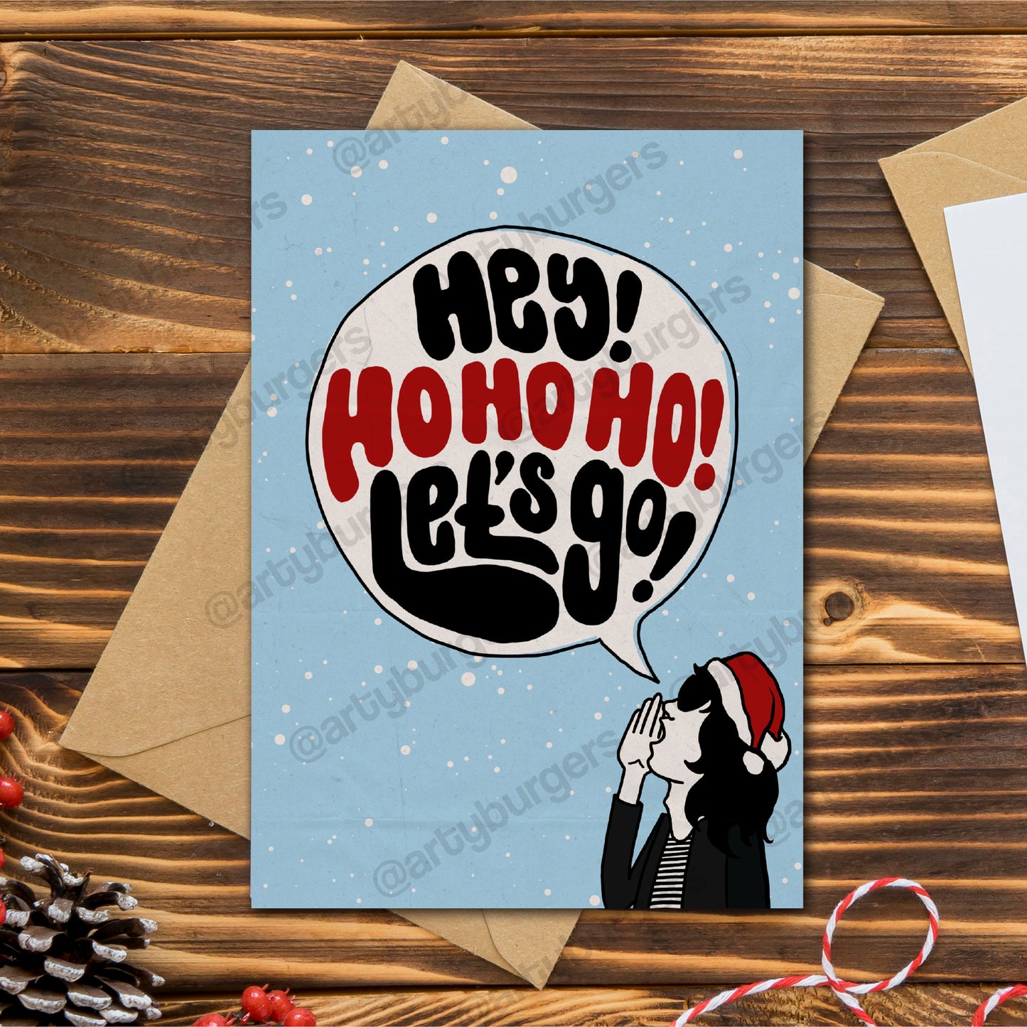 Hey Ho! Ho! Ho! Let's Go | The Ramones Christmas card